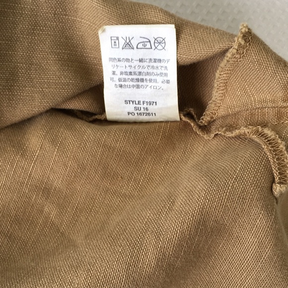 J. Crew Cargo Dress Lace Up V-Neck, Size 0 - Picture 8 of 16